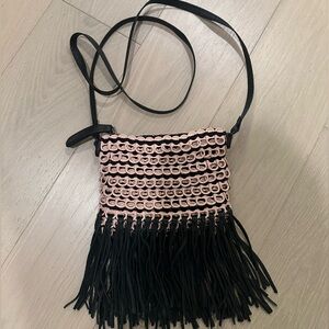 NWOT Bottletop Anja Enamel Fringe Crossbody Bag
